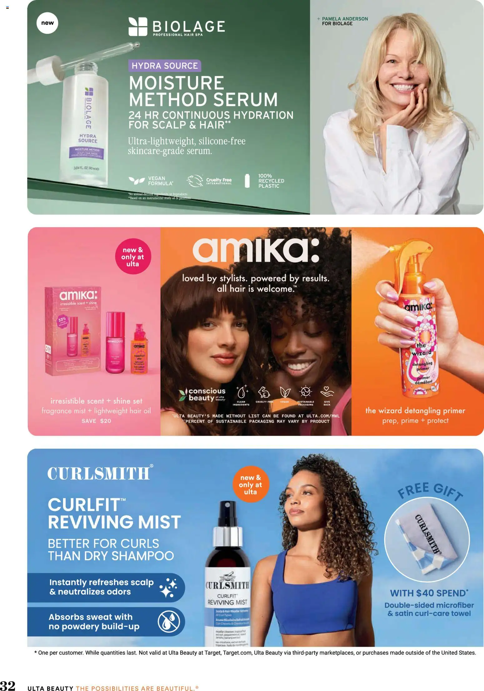Ulta Beauty - 4.19.26 - 5.10.26 - valid from 19.04.2026 | Page: 32 | Products: Fragrance, Shampoo, Hair oil, Oil