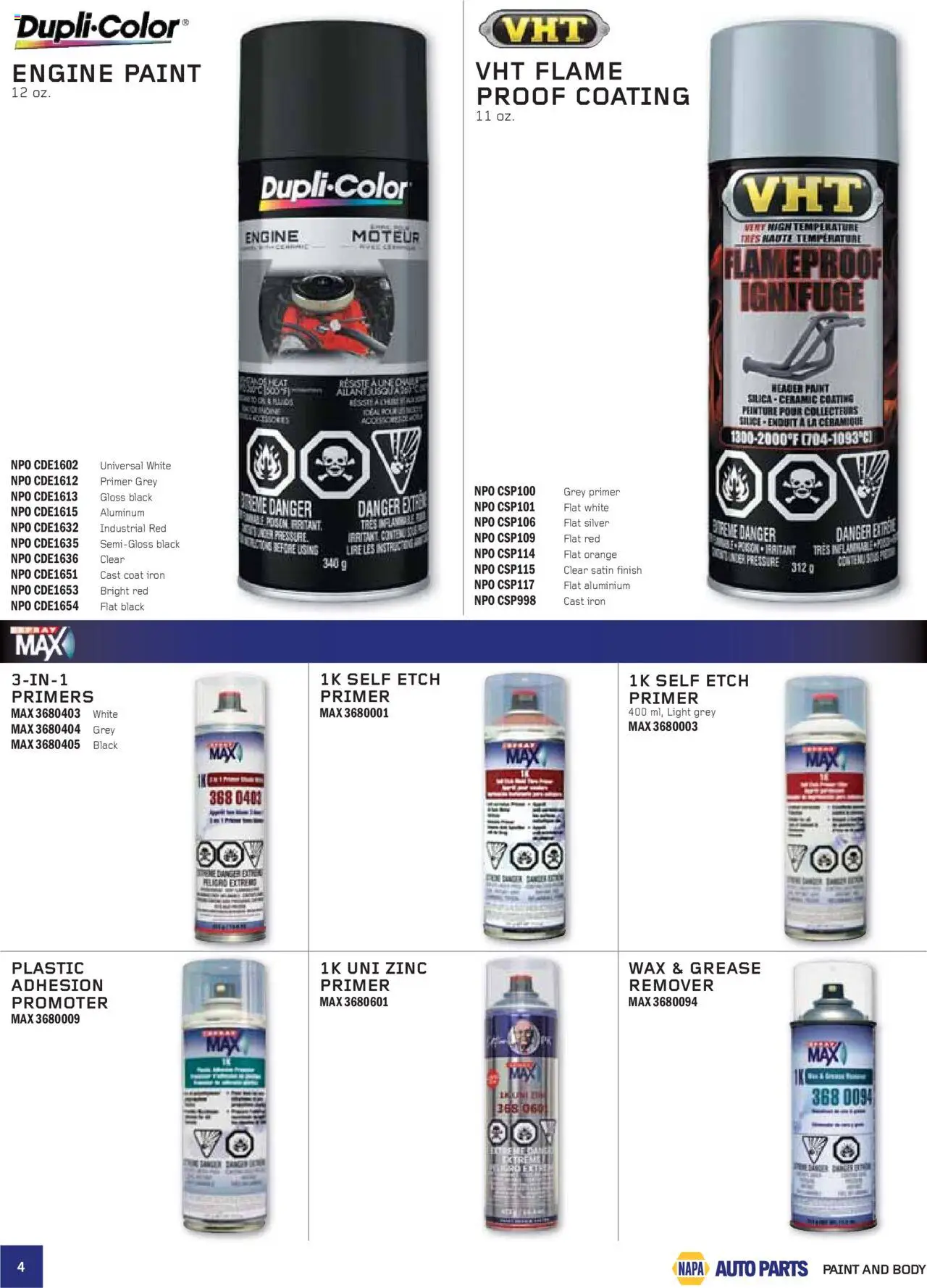 NAPA Auto Parts flyer valid from 01.07.2025 | Page: 4