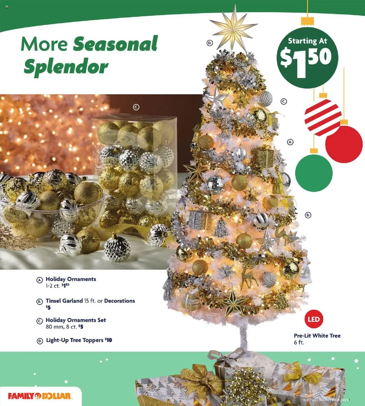 Family Dollar Holiday Book - valid from 17.10.2025 | Page: 9 | Products: Toppers