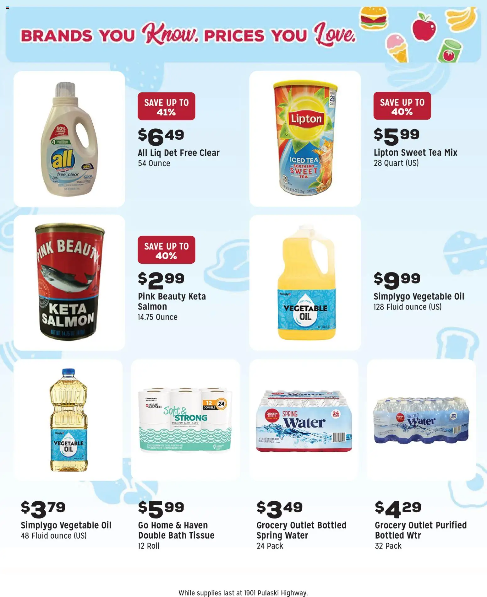 Grocery Outlet Weekly Ad - MD - valid from 24.12.2025 | Page: 11 | Products: Bath, Oil, Tea, Water