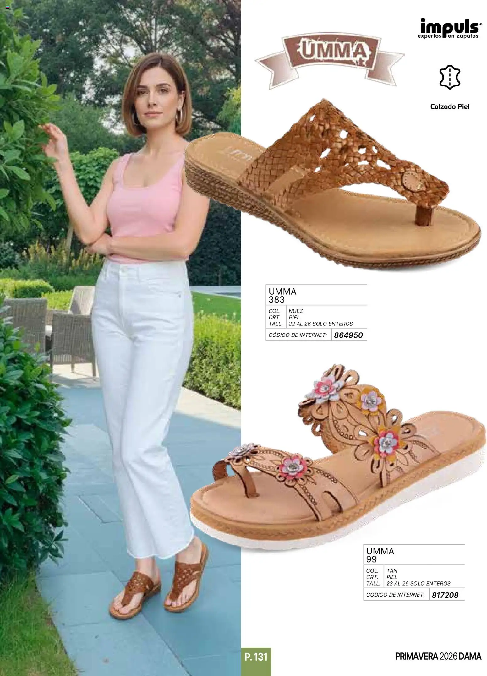 Nuevas ofertas de Impuls válidas en toda la República Mexicana desde el 01.01.2026. ¡Encuentra las mejores ofertas en Impuls catálogo Primavera! | Página: 133 | Productos: Zapatos, Nuez