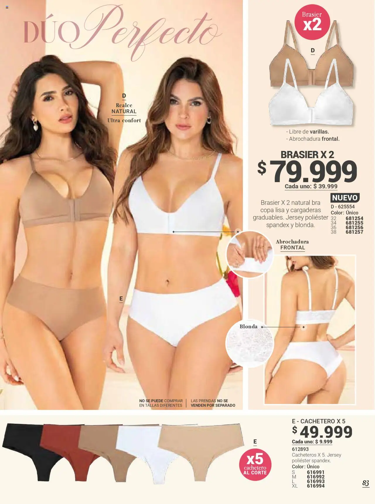 Carmel revista - valida desde el 01.09.2025 | Página: 86 | Productos: Brasier, Cachetero