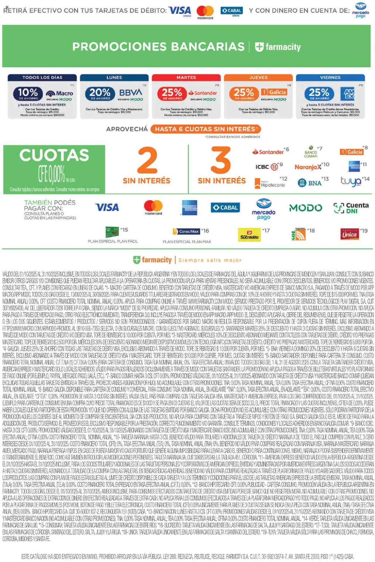 Farmacity catálogo │ válido desde el 01.10.2025 | Página: 2 | Productos: Movil, Cartera, Caso, Billetera