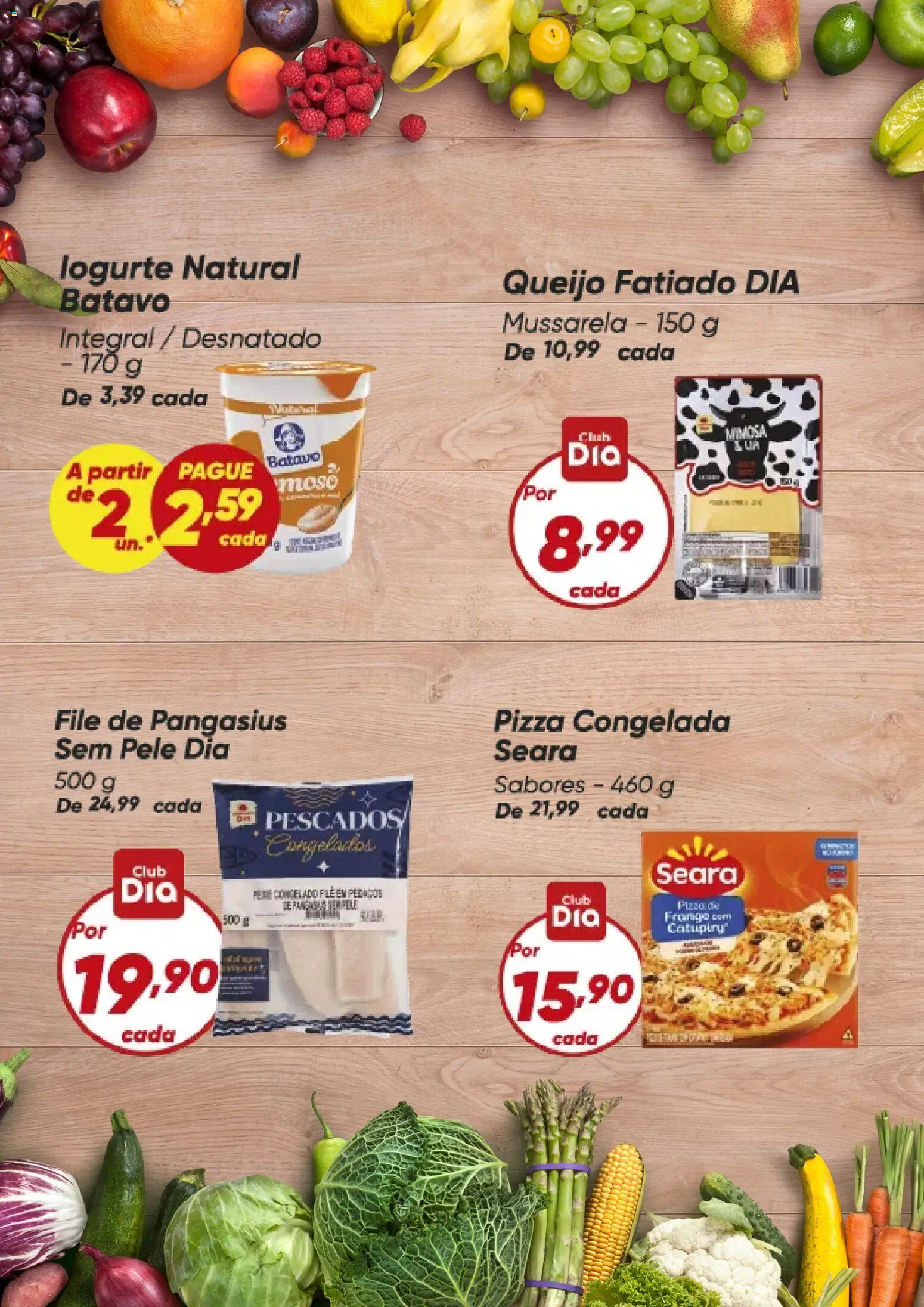 Dia ofertas Folheto - válido de 19.03.2026 | Página: 5 | Produtos: Queijo, Pizza, Mussarela