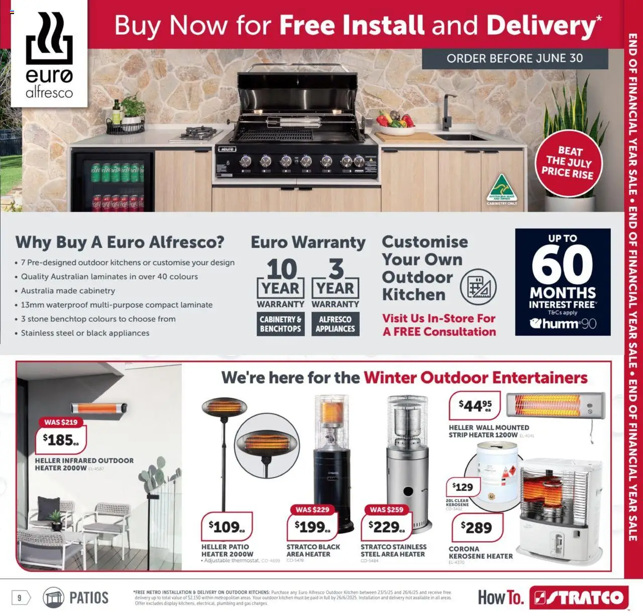 Stratco catalogue - valid from 23.05.2025 | Page: 9 | Products: Heater, Multipurpose, Strip