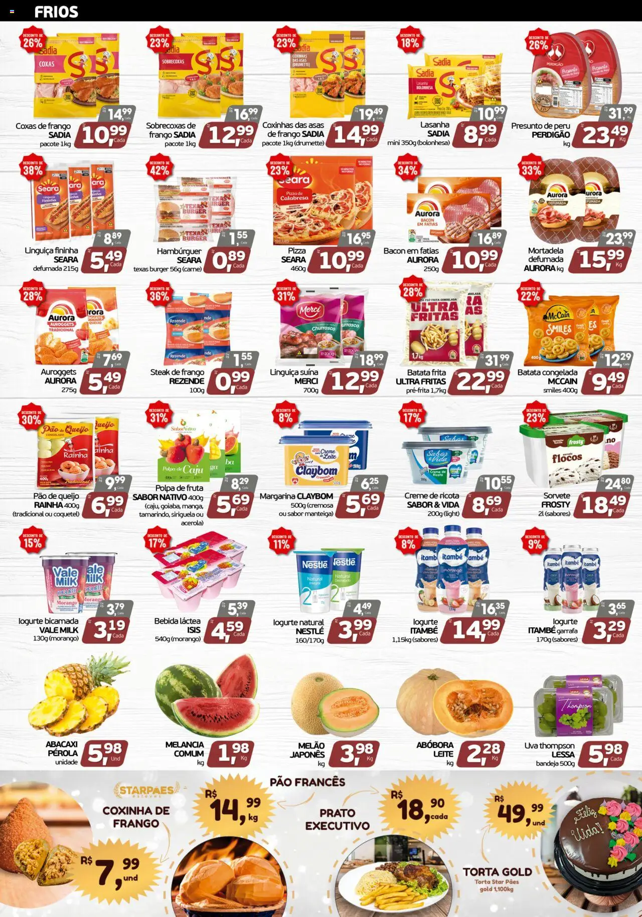 Cometa Supermercados Folheto - válido de 12.08.2025 | Página: 3 | Produtos: Caju, Melão, Pizza, Margarina