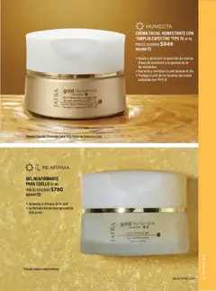 Nuevas ofertas de JAFRA válidas en toda la República Mexicana desde el 01.05.2025. ¡Encuentra las mejores ofertas en CREMA FACIAL HUMECTANTE CON *AMPLIO ESPECTRO *FPS 15 50 ML, Facial cream with broad spectrum SPF 15, 50 ml. Helps reduce the appearance of new lines of expression and the appearance of existing ones. Moisturizes and revitalizes the skin during the day. Protects the skin from environmental factors with *FPS 15! | Página: 39