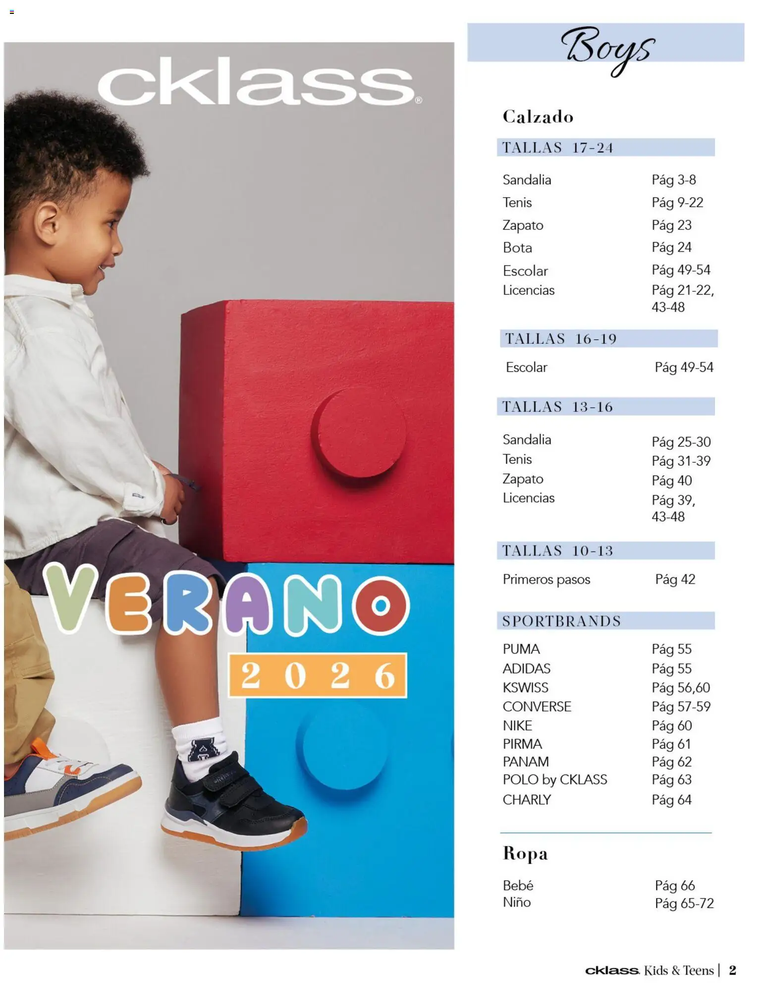 Nuevas ofertas de Cklass válidas en toda la República Mexicana desde el 02.01.2026. ¡Encuentra las mejores ofertas en Cklass catálogo Kids Niña! | Página: 114 | Productos: Tenis, Ropa