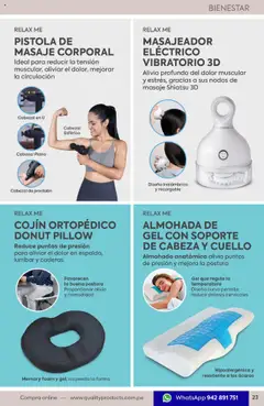 Vista previa de folleto Catálogo Quality Products  de la Quality Products válido desde 01.07.2025 | Página: 23 | Productos: Almohada