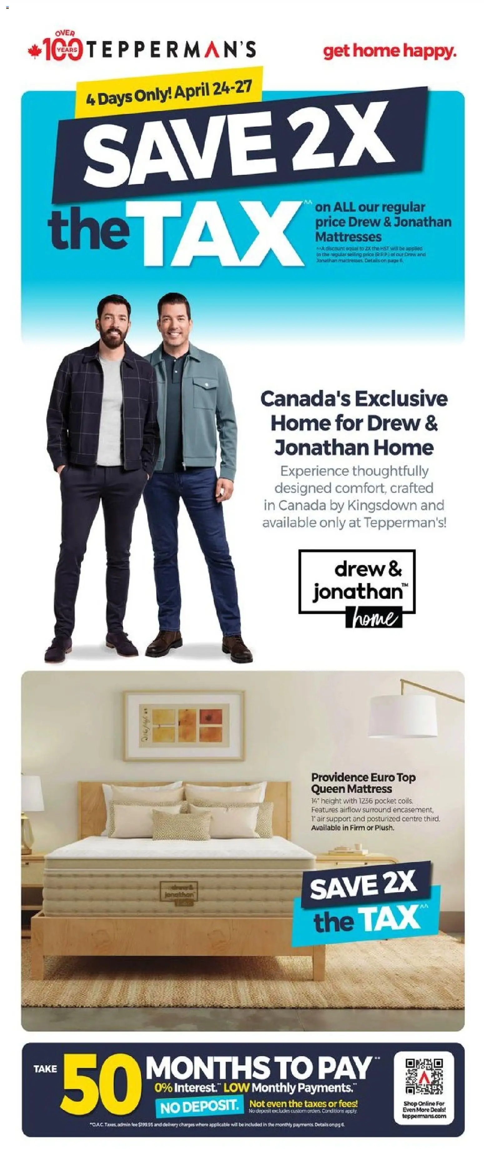 Tepperman's flyer valid from 24.04.2026 | Page: 2 | Products: Mattress