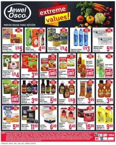 Preview of Jewel Osco weekly ads valid from 24.09.2025 | Page: 4 | Products: Butter, Oil, Sauce, Pepper