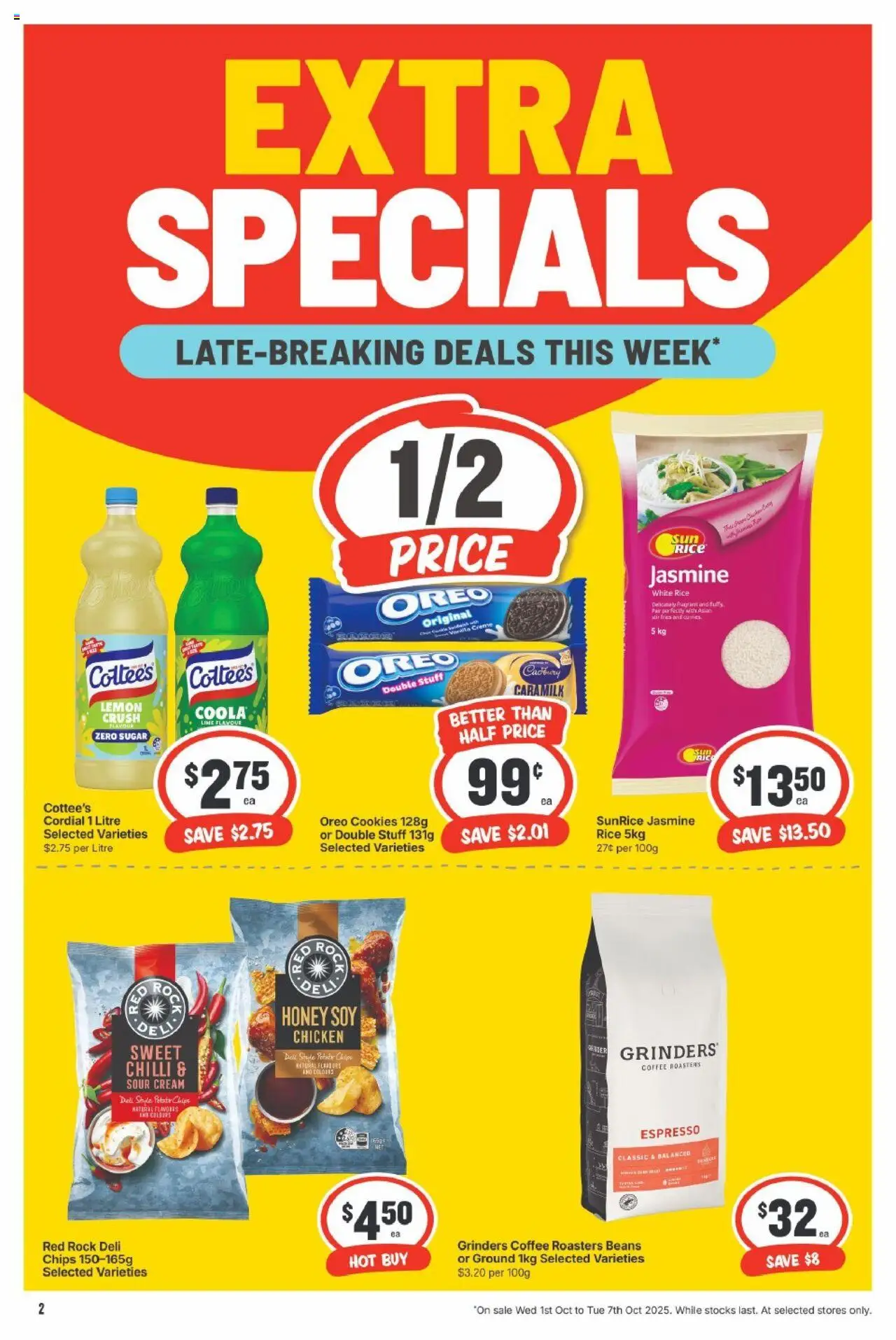 IGA catalogue - valid from 01.10.2025 | Page: 3 | Products: Cheese, Ham, Pizza, Garlic