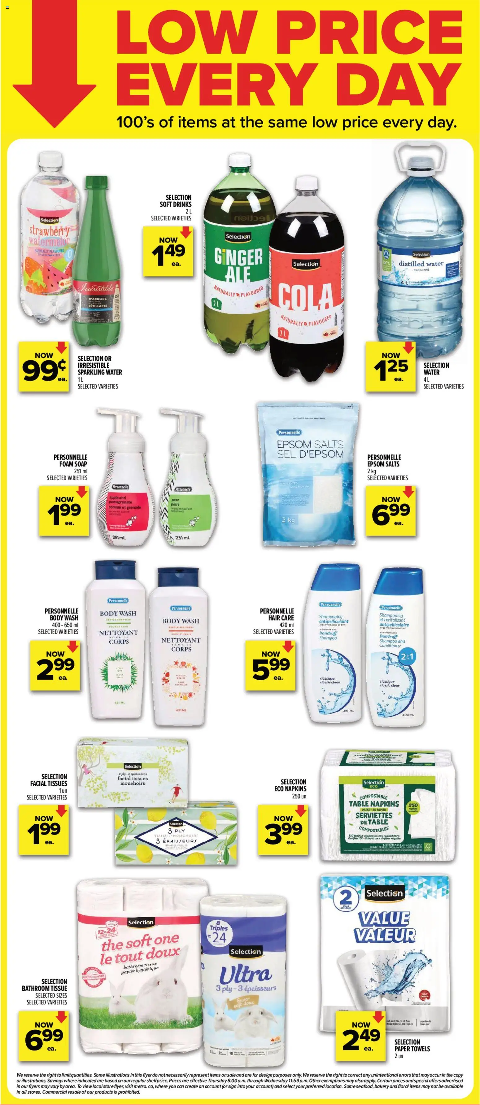 Metro flyer valid from 15.01.2026 | Page: 4 | Products: Bakery, Shampoo, Soap, Body wash