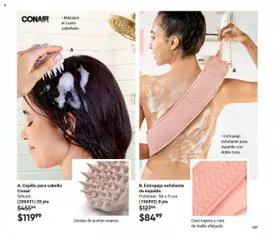 Nuevas ofertas de AVON válidas en toda la República Mexicana desde el 09.08.2025. ¡Encuentra las mejores ofertas en B. Estropajo exfoliante de espalda, Poliéster. 56 x 9 cm (196892) 8 pts! | Página: 139 | Productos: Cepillo, Estropajo, Toalla