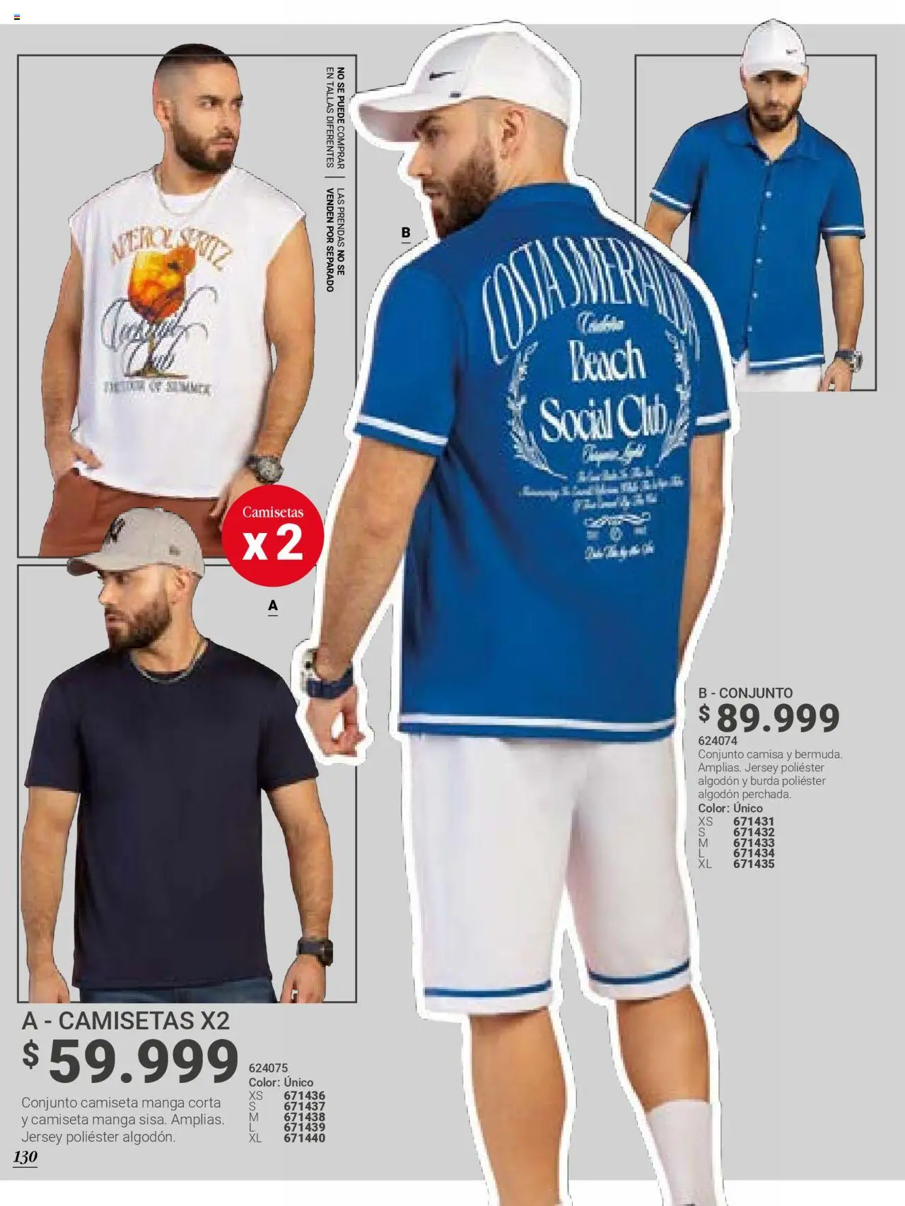 Carmel revista - valida desde el 09.07.2025 | Página: 132 | Productos: Algodón, Bermuda, Camiseta, Conjunto