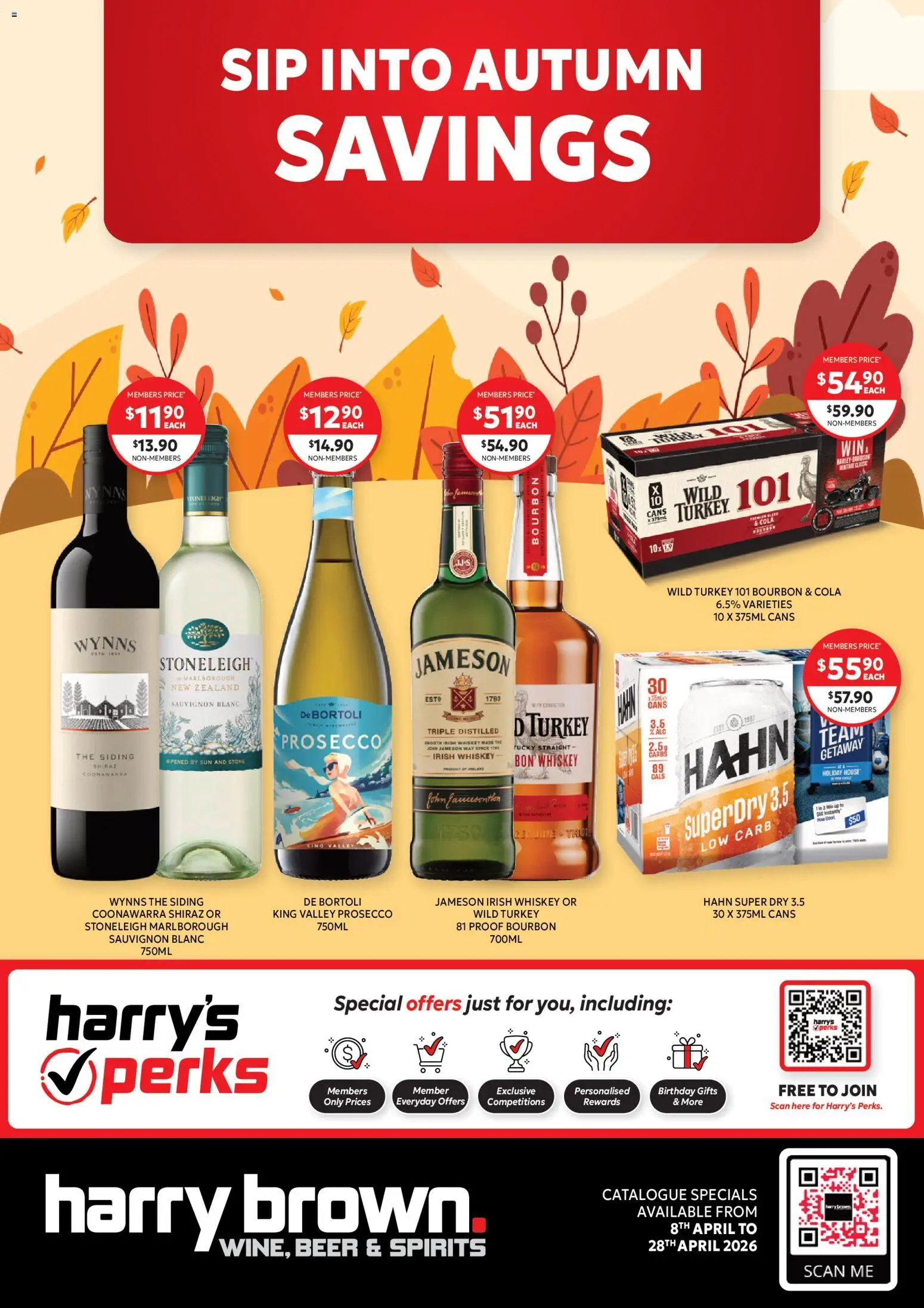Harry Brown catalogue - valid from 08.04.2026 | Page: 1 | Products: Beer, Bourbon, Whiskey, Turkey