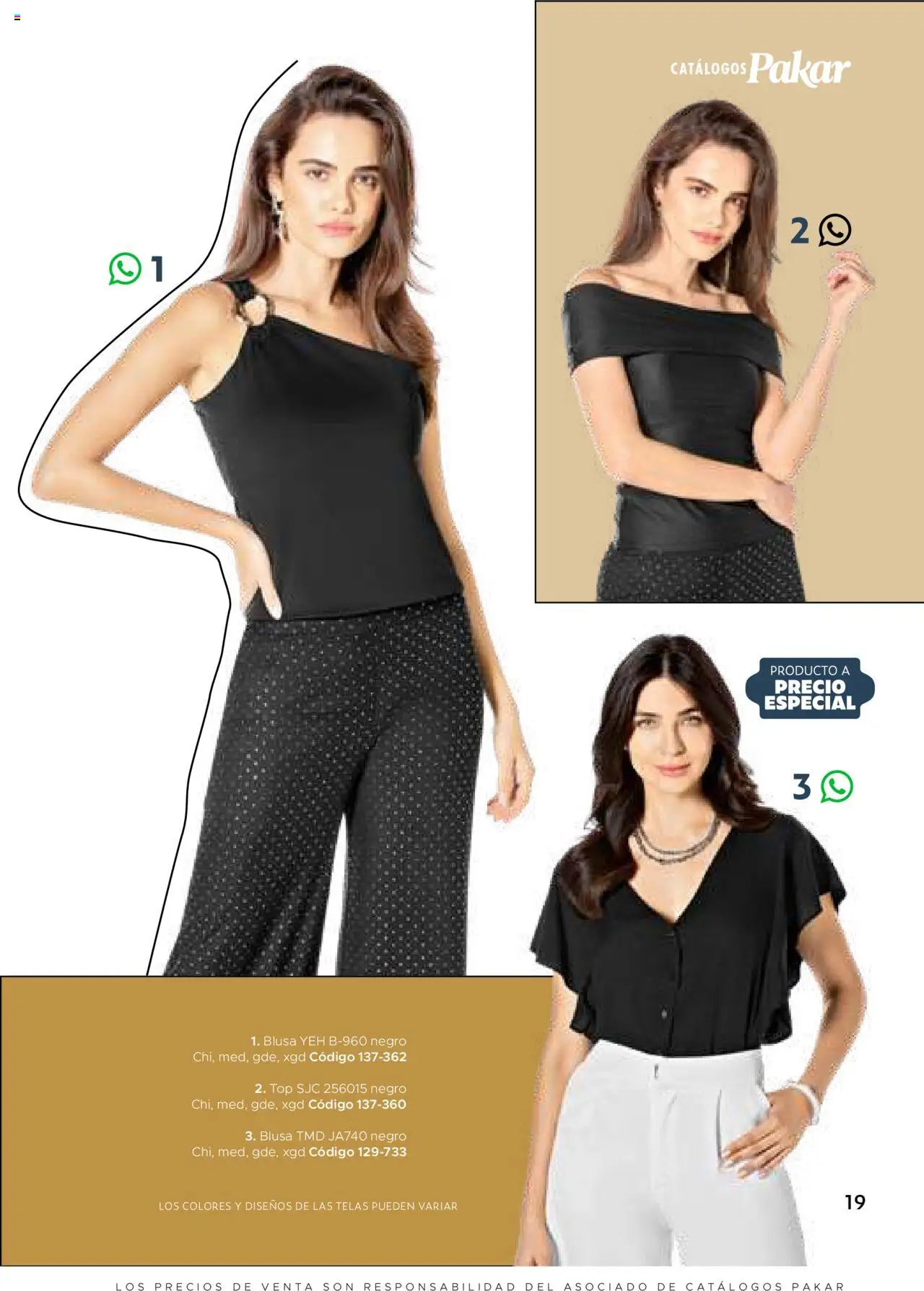 Nuevas ofertas de SC Pakar válidas en toda la República Mexicana desde el 24.07.2025. ¡Encuentra las mejores ofertas en SC Pakar Catálogo Ropa y Accesorios! | Página: 19 | Productos: Blusa, Top