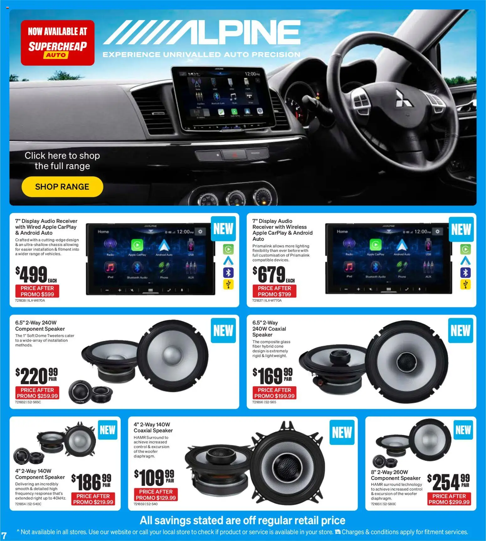 Supercheap Auto catalogue - valid from 05.11.2025 | Page: 7 | Products: Audio, Speaker