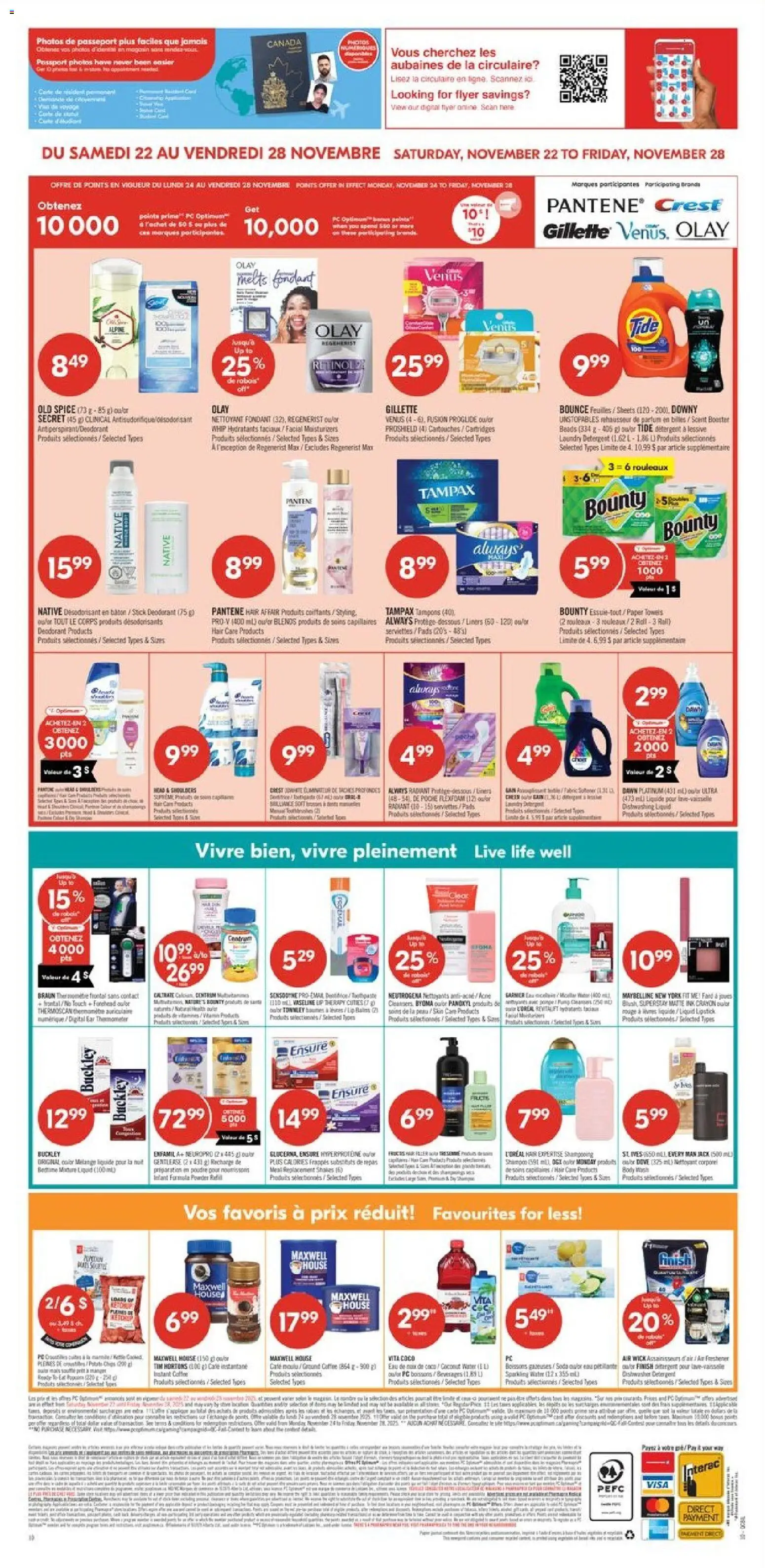 Pharmaprix flyer valid from 22.11.2025 | Page: 20 | Products: PC, Thermometer, Detergent, Coffee