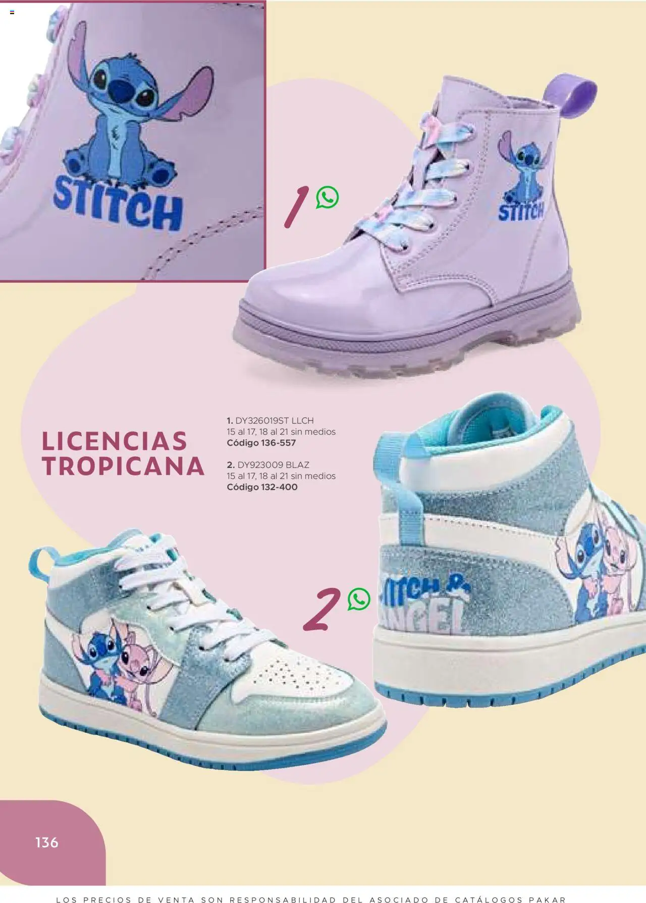 Nuevas ofertas de SC Pakar válidas en toda la República Mexicana desde el 24.07.2025. ¡Encuentra las mejores ofertas en SC Pakar - Catálogo Nina otoño / invierno! | Página: 136