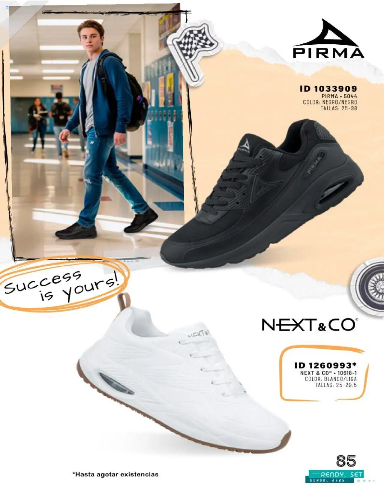 Nuevas ofertas de Price Shoes válidas en toda la República Mexicana desde el 26.08.2025. ¡Encuentra las mejores ofertas en Price Shoes - Catálogo Ready for School ! | Página: 85