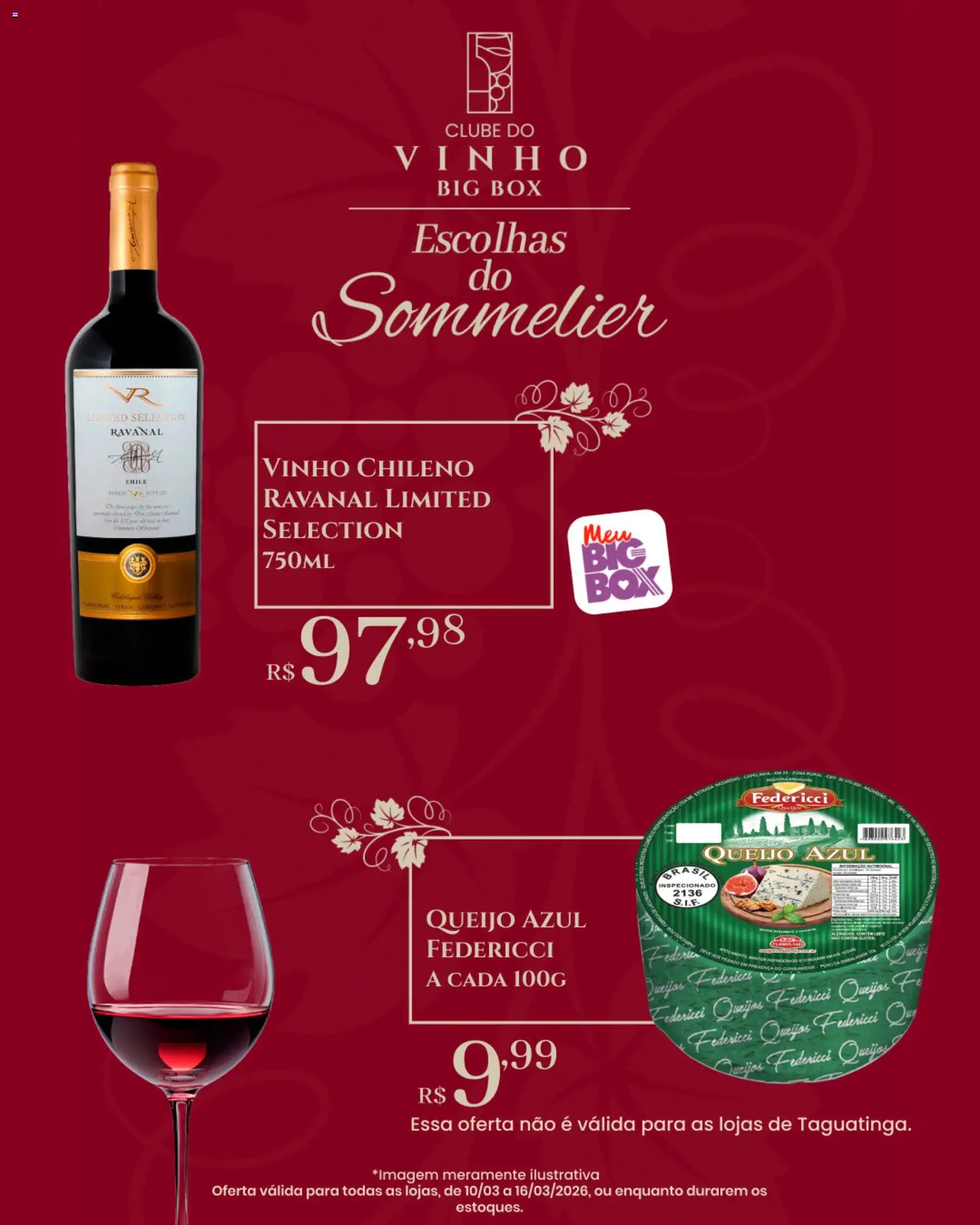 Big Box Folheto - válido de 10.03.2026 | Página: 7 | Produtos: Queijo, Vinho