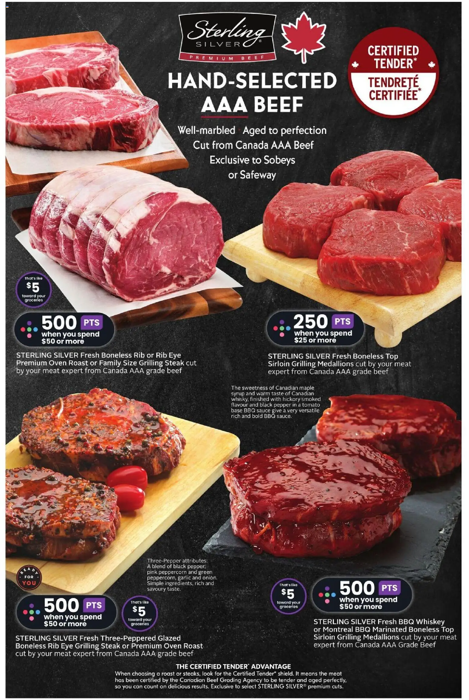 Safeway flyer valid from 20.11.2025 | Page: 17 | Products: Beef, Whiskey, Oven
