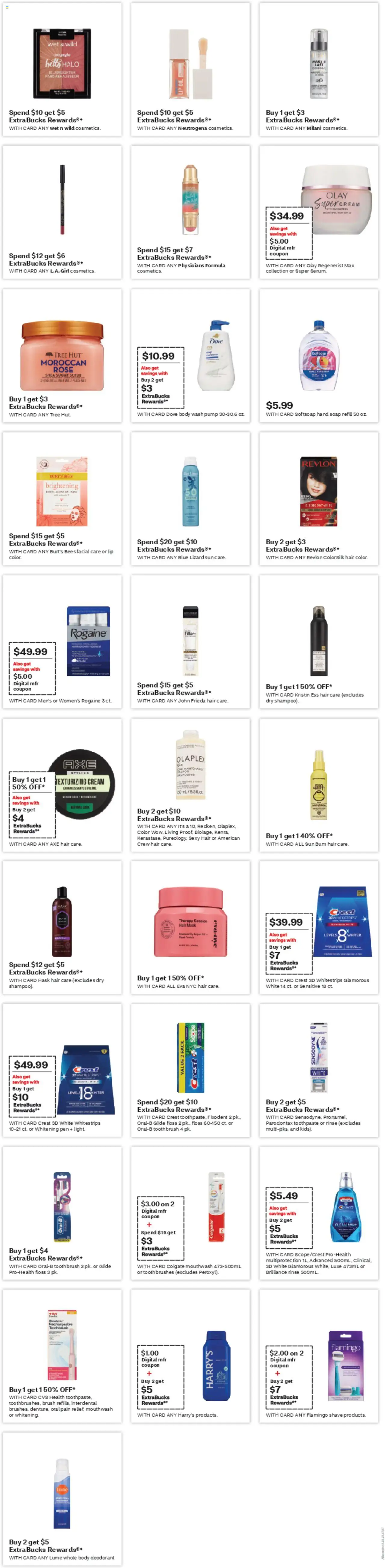 CVS Pharmacy Weekly Ad - valid from 17.08.2025 | Page: 14 | Products: Axe, Brush, Hair mask, Mouthwash