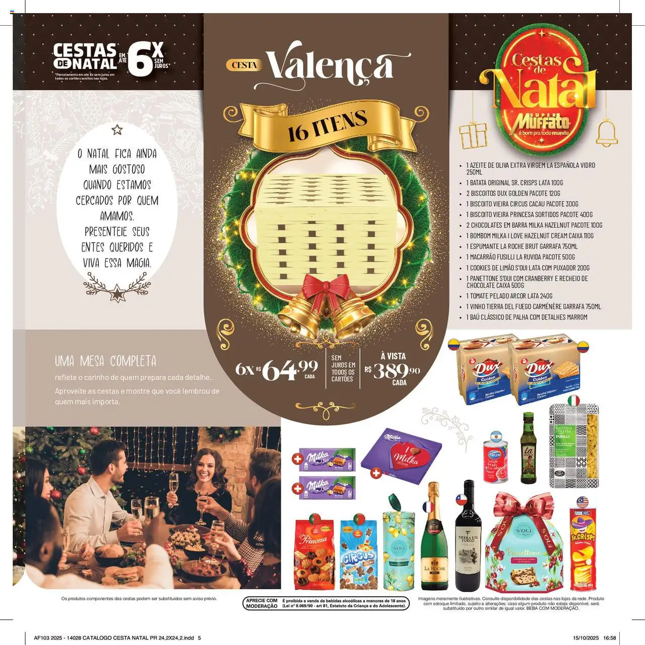 Super Muffato Folheto - válido de 13.10.2025 | Página: 5 | Produtos: Cranberry, Batata, Cookies, Bombom