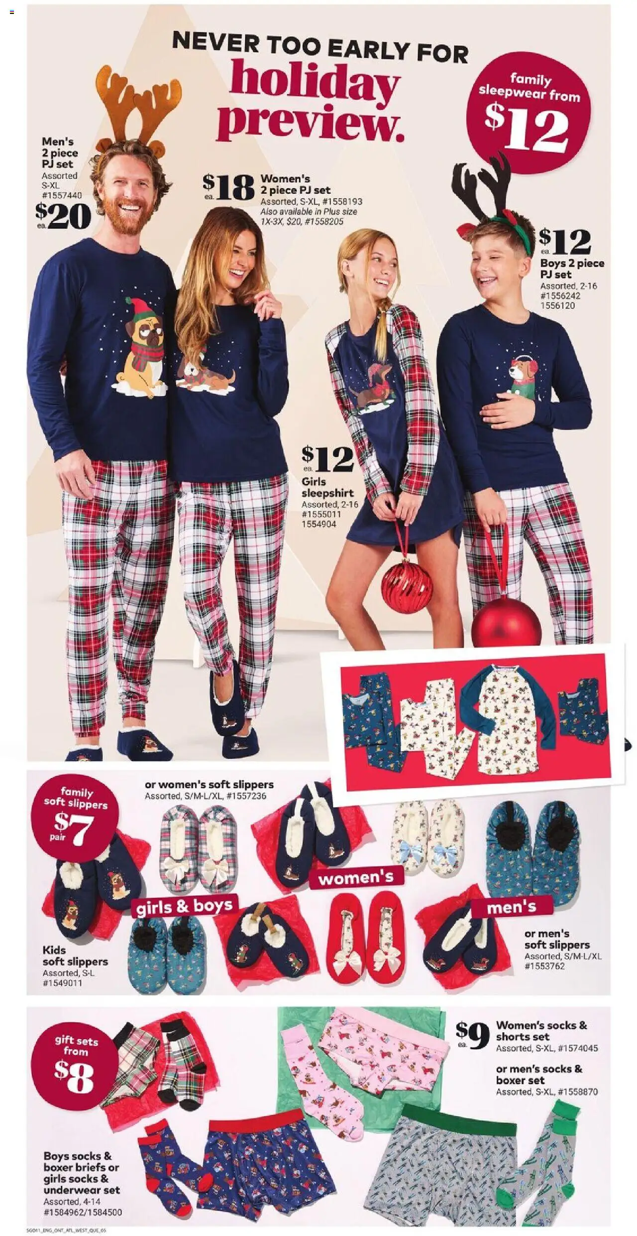 Giant Tiger flyer valid from 15.10.2025 | Page: 7 | Products: Slippers, Underwear, Socks, Briefs
