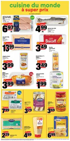 Preview of Super C weekly flyer - Sept-Îles from shop Super C valid from 16.04.2026 | Page: 9 | Products: Rice, Chicken breasts, Cheese, Bread