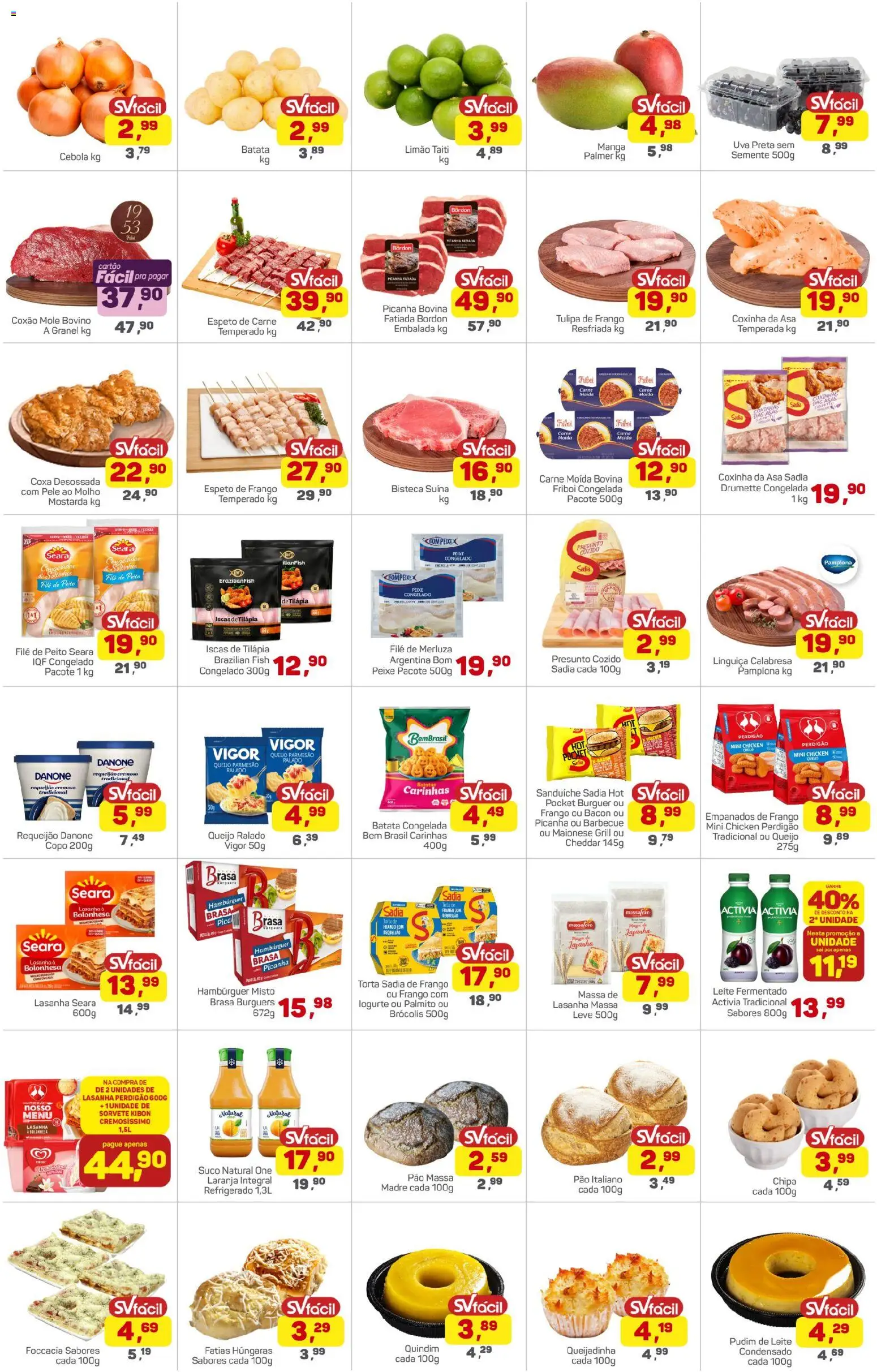 Supermercados São Vicente Folheto - válido de 21.11.2025 | Página: 2 | Produtos: Pão, Sanduíche, Sorvete, Maionese