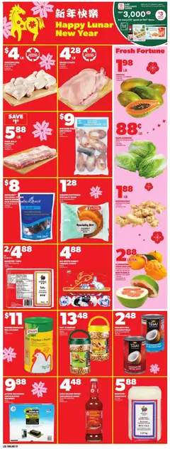 Preview of Loblaws weekly flyer / circulaire from shop Loblaws valid from 12.02.2026 | Page: 11 | Products: Rice, PC, Milk, Chicken