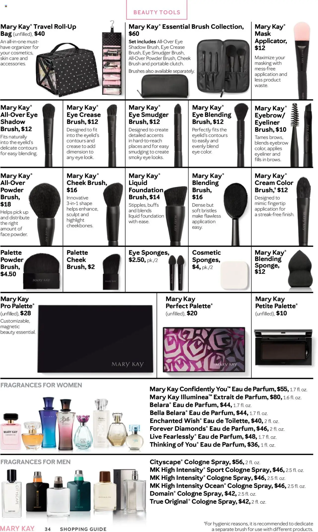 Mary Kay The Look Fall/Holiday 2025 - valid from 16.09.2025 | Page: 34 | Products: Powder, Brush, Eyebrow, Bag