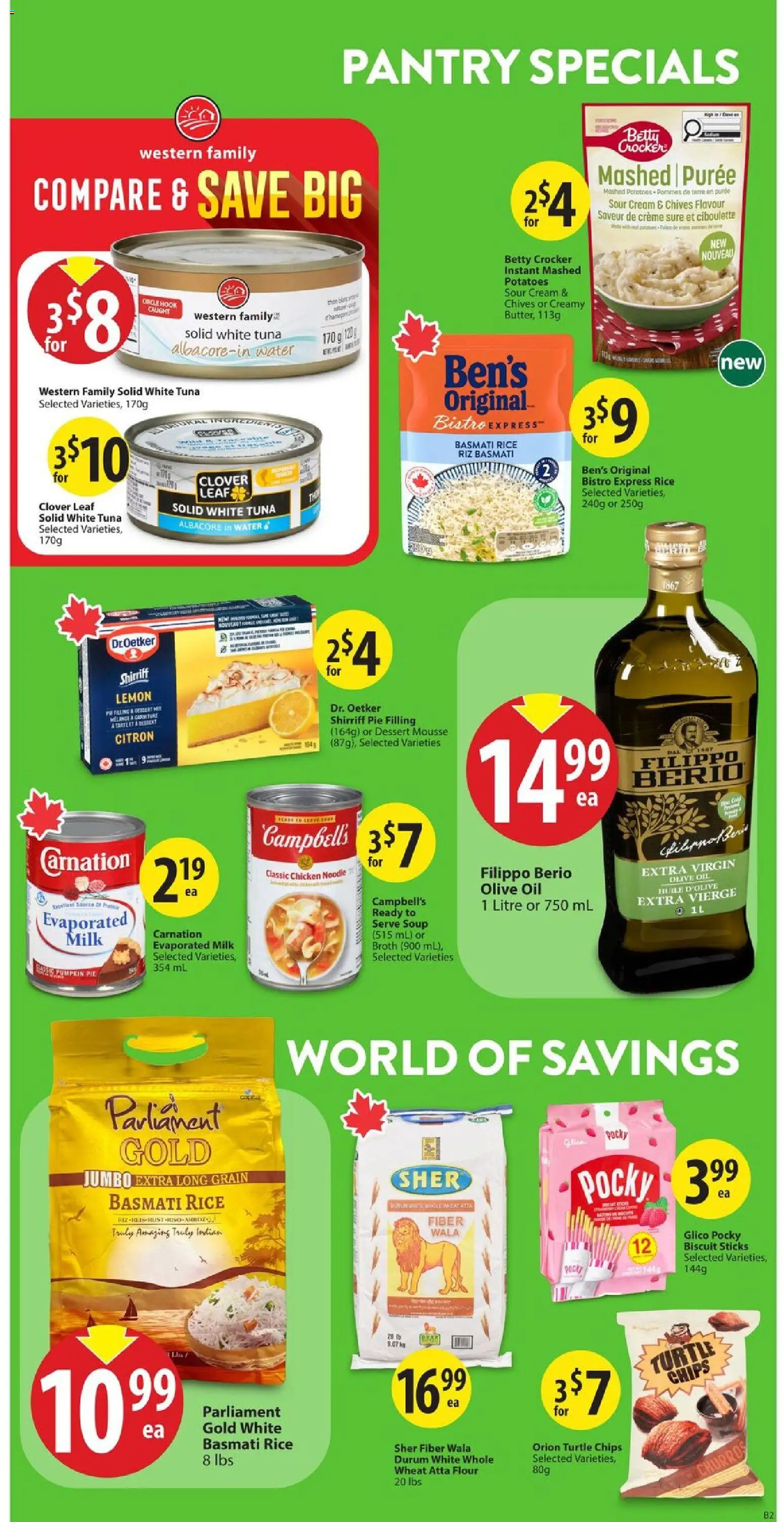 Save on foods flyer valid from 20.11.2025 | Page: 18 | Products: Chips, Cream, Milk, Oil