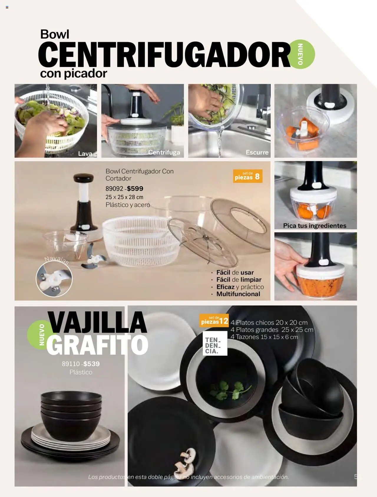 Nuevas ofertas de Vianney válidas en toda la República Mexicana desde el 09.09.2024. ¡Encuentra las mejores ofertas en Vianney catálogo - Biasi! | Página: 53 | Productos: Cortador, Bowl
