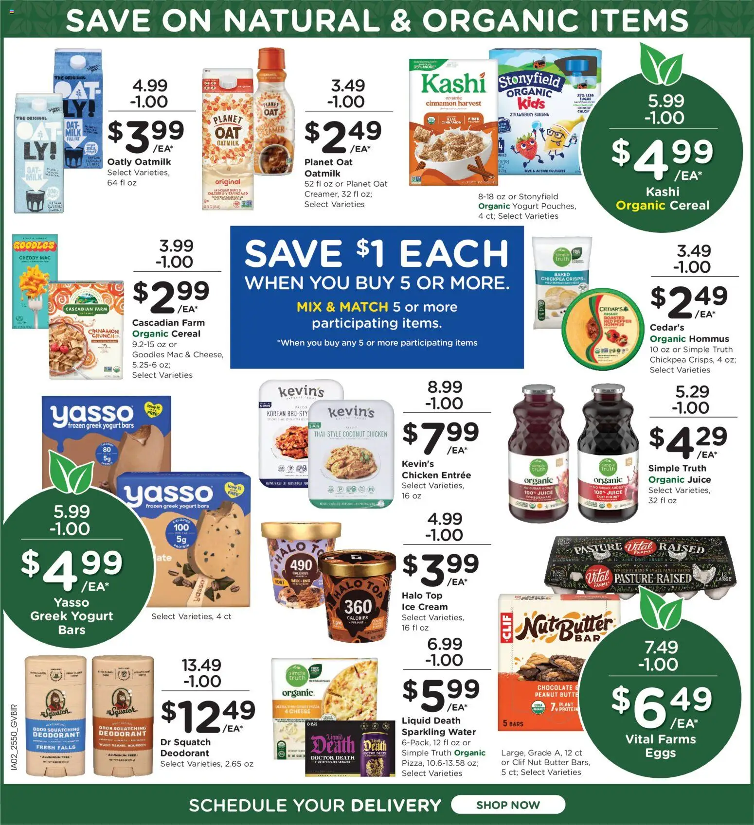 Kroger Ad - valid from 14.01.2026 | Page: 4 | Products: Butter, Eggs, Juice, Water