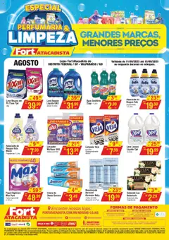 Fort Atacadista - Ofertas Perfumaria e Limpeza - Pré-Visualização do folheto da loja Fort Atacadista, válido de 11.08.2025