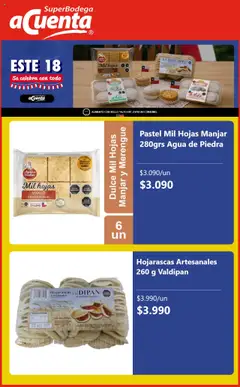 Super Bodega aCuenta ofertas  │ válido desde el 11.09.2025 | Página: 5 | Productos: Agua, Peso, Manjar