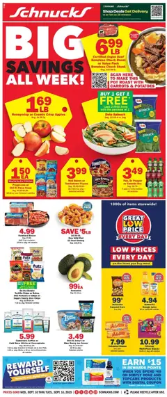 Preview of Schnucks weekly ads valid from 10.09.2025