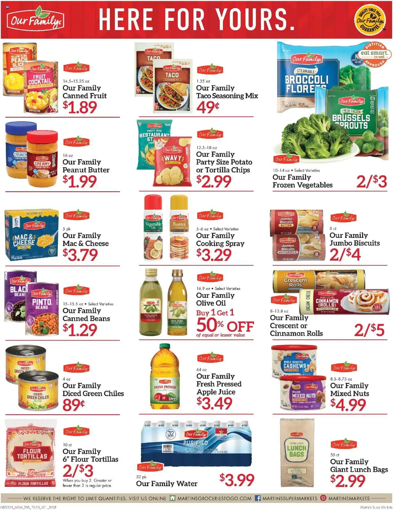 Martin’s Weekly Ad - valid from 03.08.2025 | Page: 10 | Products: Nuts, Vegetables, Salt, Peach