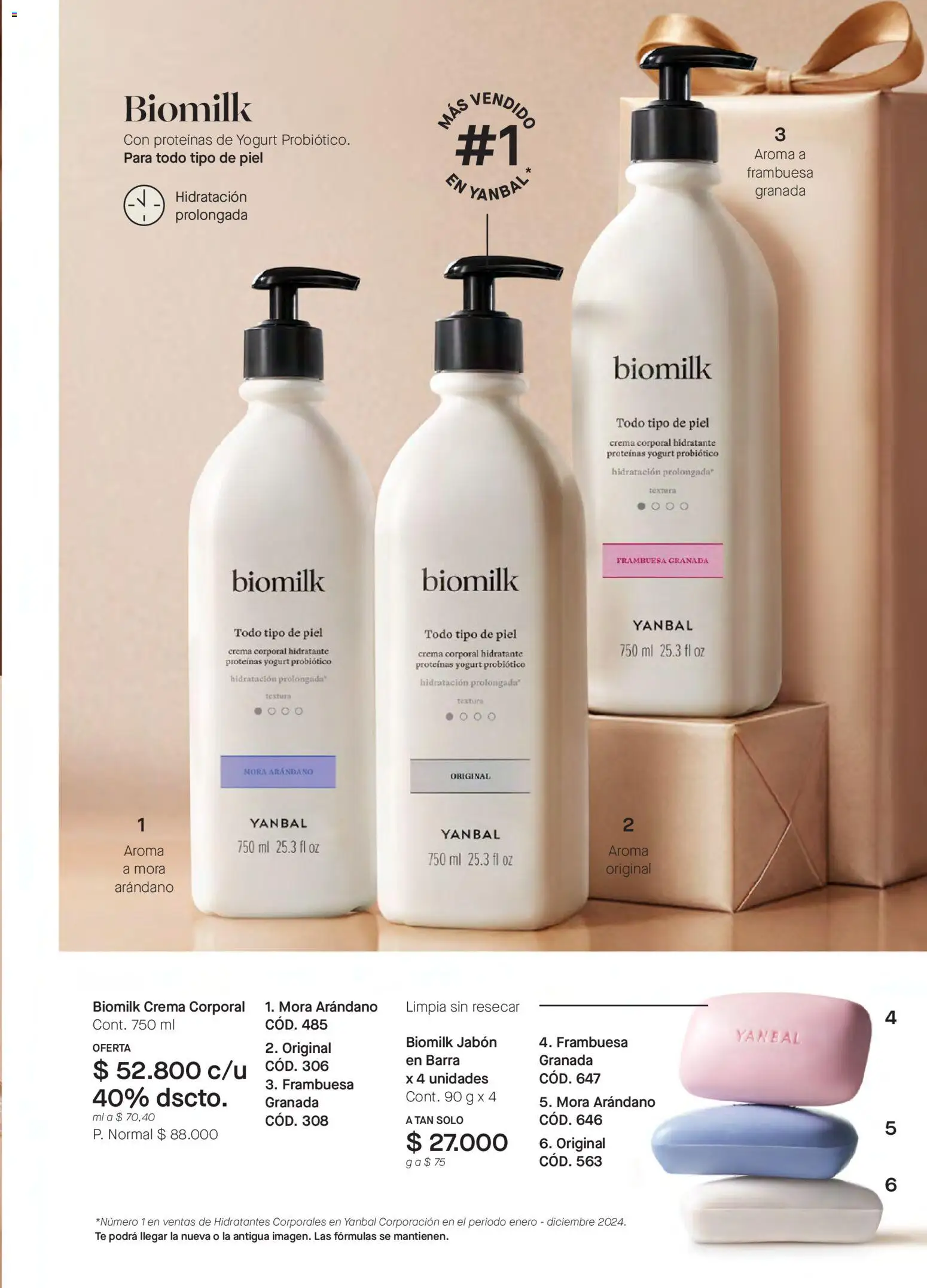 Yanbal revista - valida desde el 08.11.2025 | Página: 117 | Productos: Té, Crema, Yogurt, Jabón