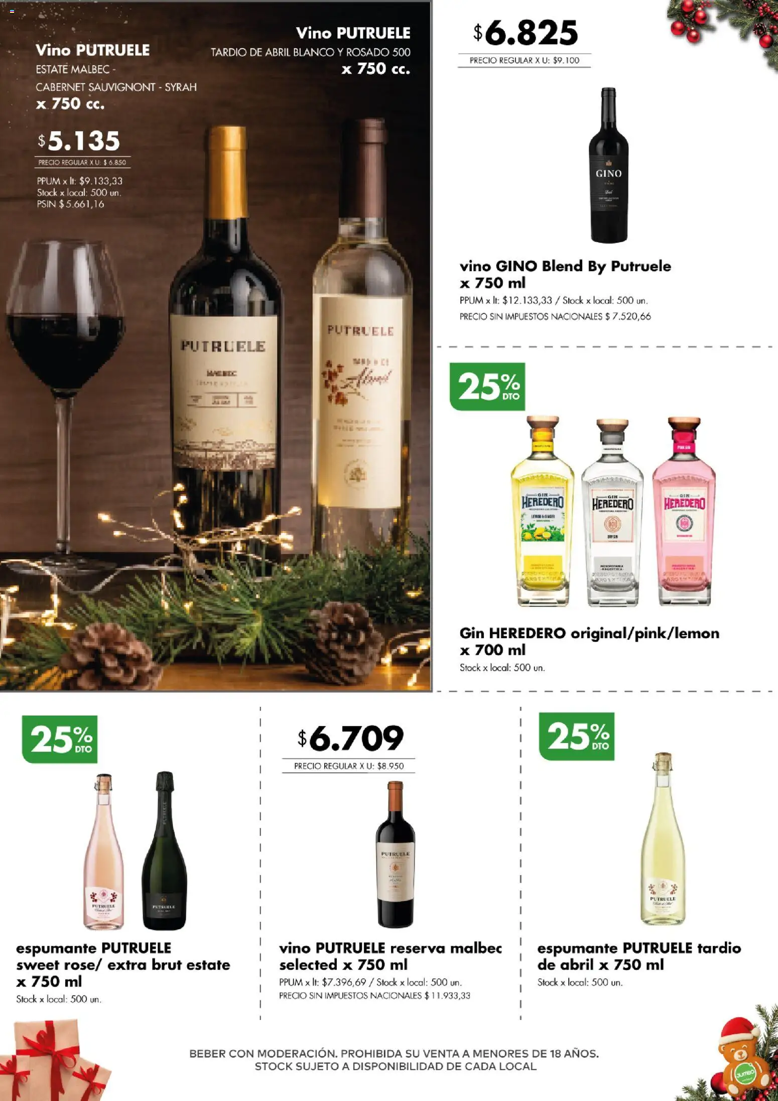 Jumbo - Especial Bebidas │ válido desde el 15.12.2025 | Página: 6 | Productos: Gin, Vino