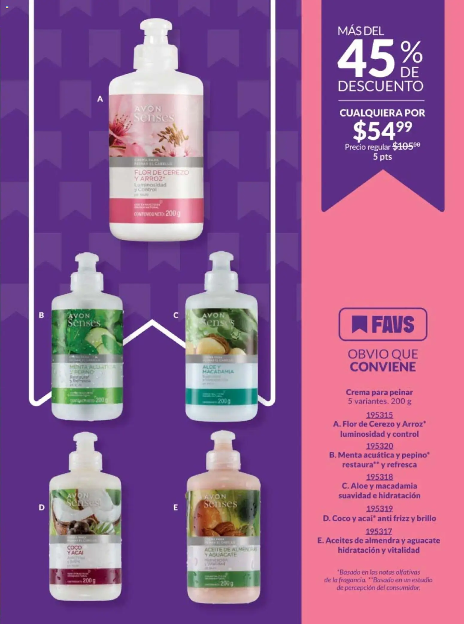 Nuevas ofertas de AVON válidas en toda la República Mexicana desde el 30.01.2026. ¡Encuentra las mejores ofertas en AVON campaña 3 2026! | Página: 191 | Productos: Almendras, Aceite, Aguacate, Arroz