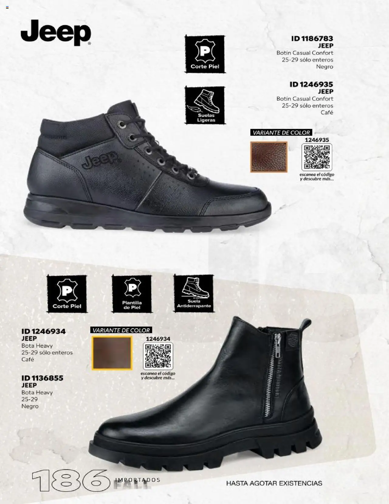 Nuevas ofertas de Price Shoes válidas en toda la República Mexicana desde el 18.10.2025. ¡Encuentra las mejores ofertas en Price Shoes catálogo Fall Importados segunda! | Página: 186 | Productos: Café, Botín