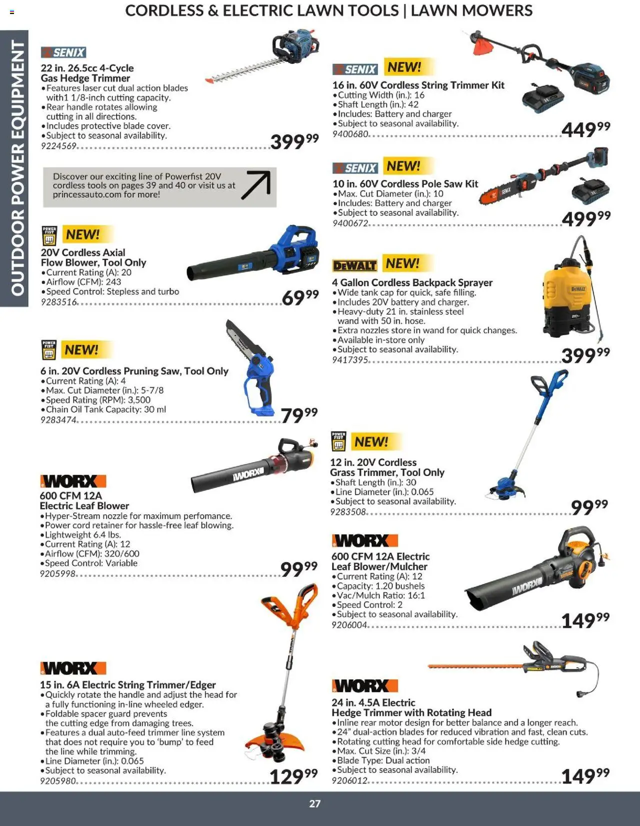 Princess Auto flyer valid from 16.04.2025 | Page: 31 | Products: Backpack, Cap, Battery, Oil