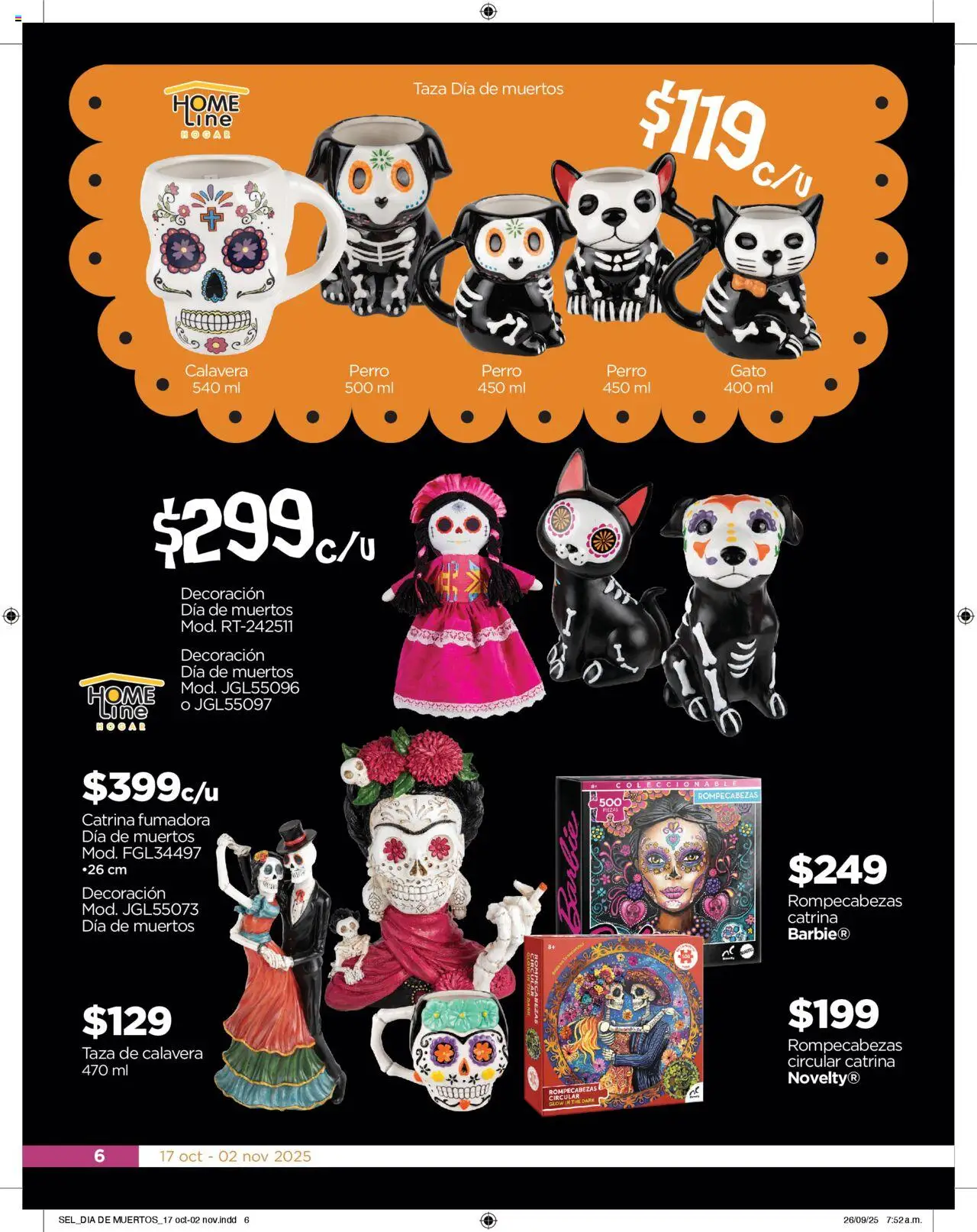 Nuevas ofertas de Chedraui válidas en toda la República Mexicana desde el 17.10.2025. ¡Encuentra las mejores ofertas en Chedraui folleto Llevarte más cuesta menos! | Página: 6 | Productos: Taza