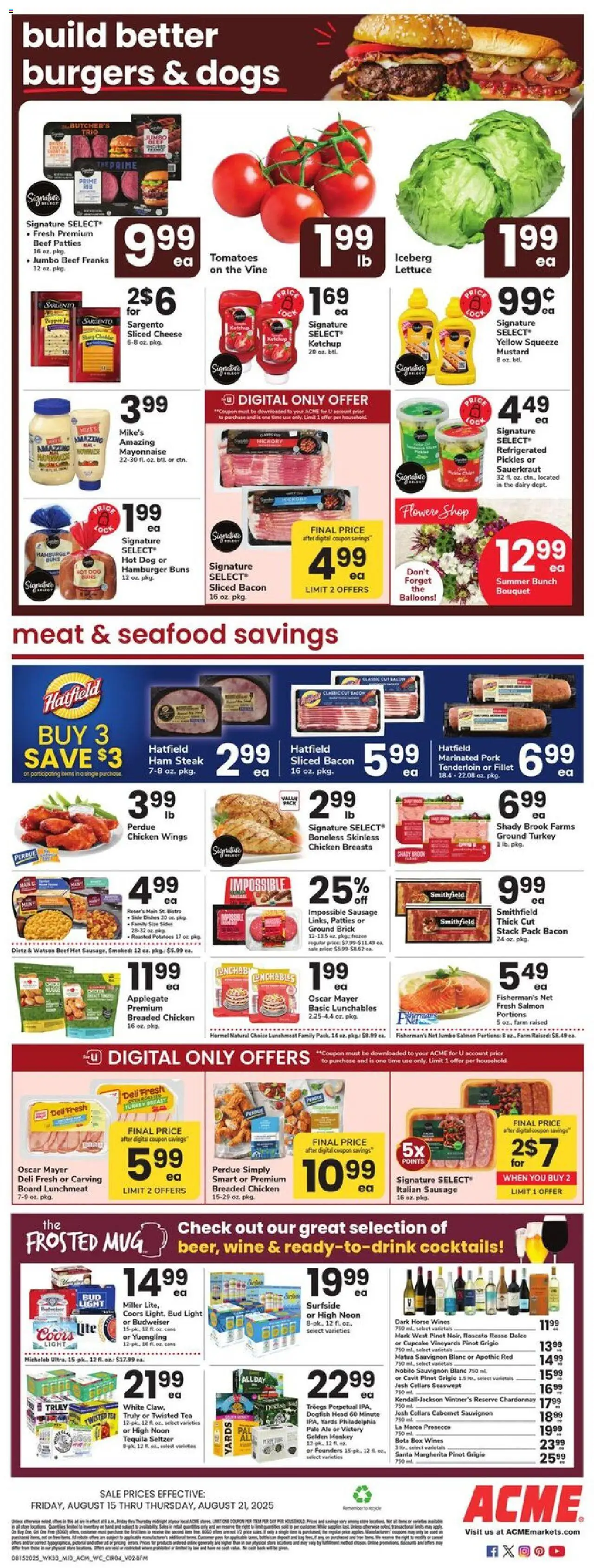 Acme Weekly Ad - valid from 15.08.2025 | Page: 3 | Products: Cheese, Tomatoes, Ketchup, Mayonnaise