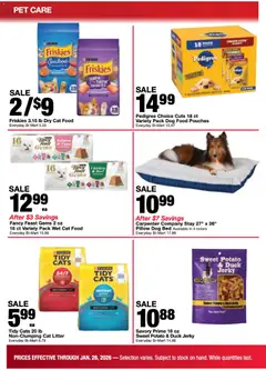Preview of Bi-Mart weekly ads valid from 20.01.2026 | Page: 18 | Products: Bed, Dog Food, Cat Food, Cat Litter