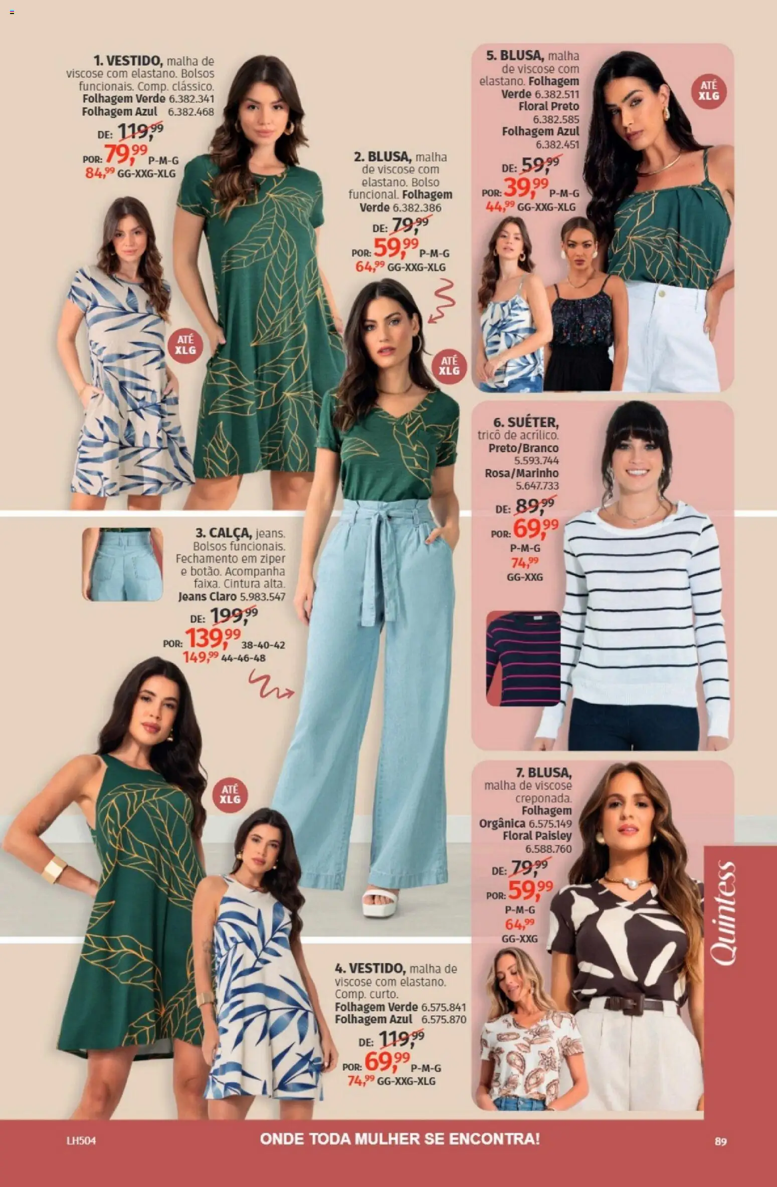 Quatro Estações Folheto - válido de 01.01.2026 | Página: 89 | Produtos: Jeans